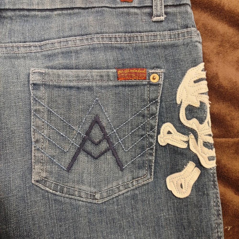 7 For All Mankind A pocket SKULL Jeans 31